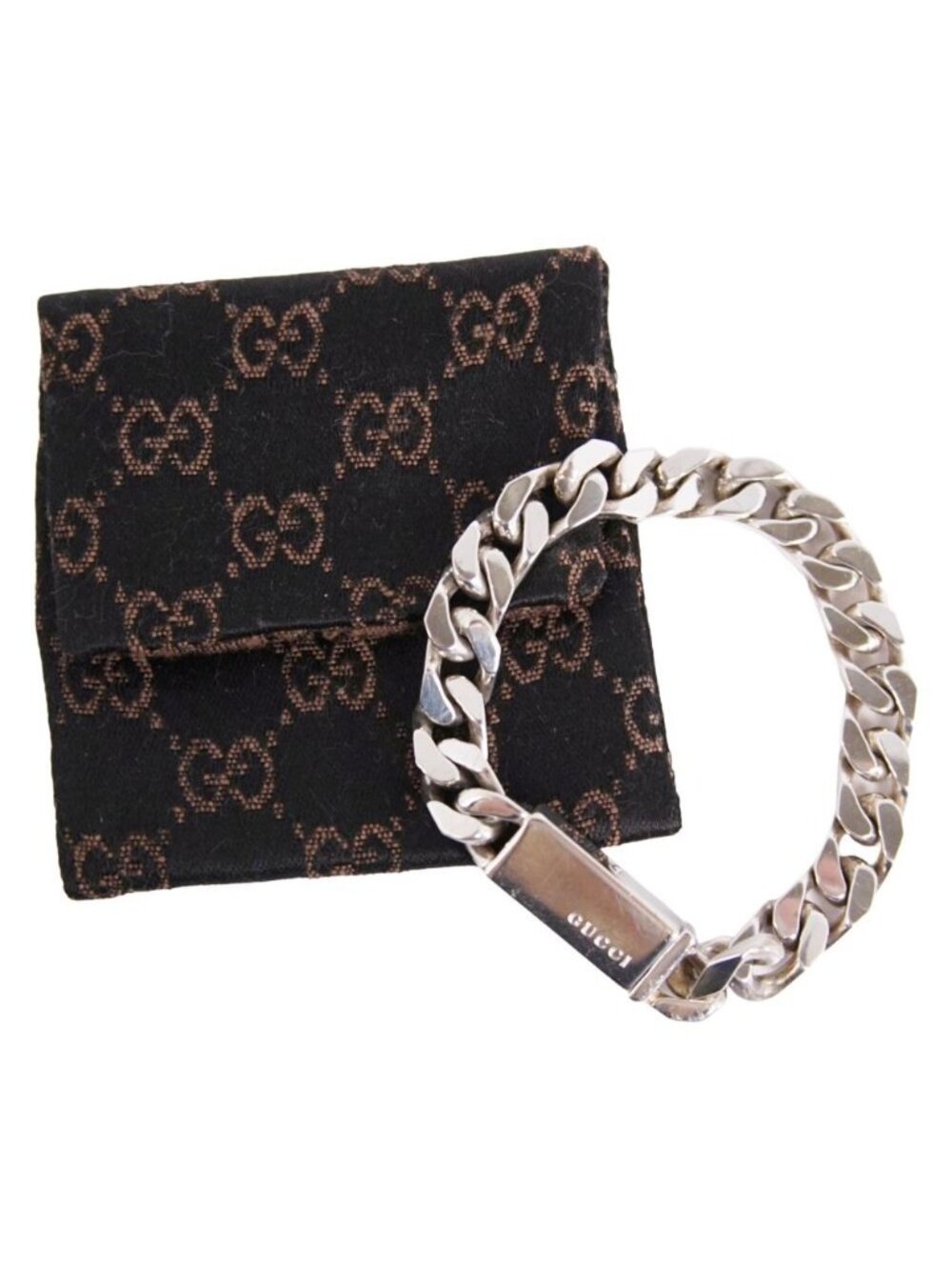 Gucci Bracelet Chain 925 Sterling Silver Italy